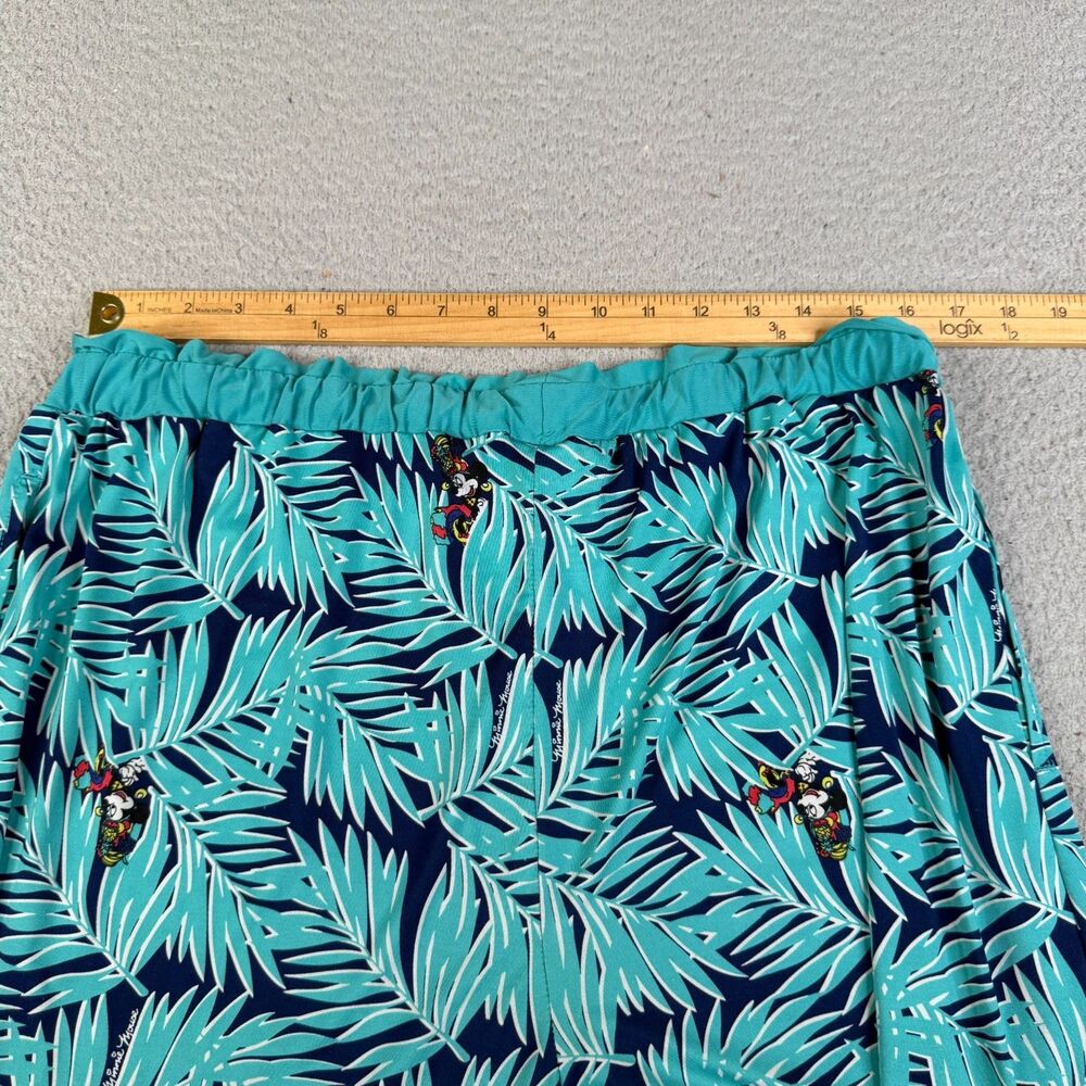 MINNIE MOUSE Lounge Pants Womens‎ Large Blue Disney Sleep PJ's Tropical - Picture 8 of 14